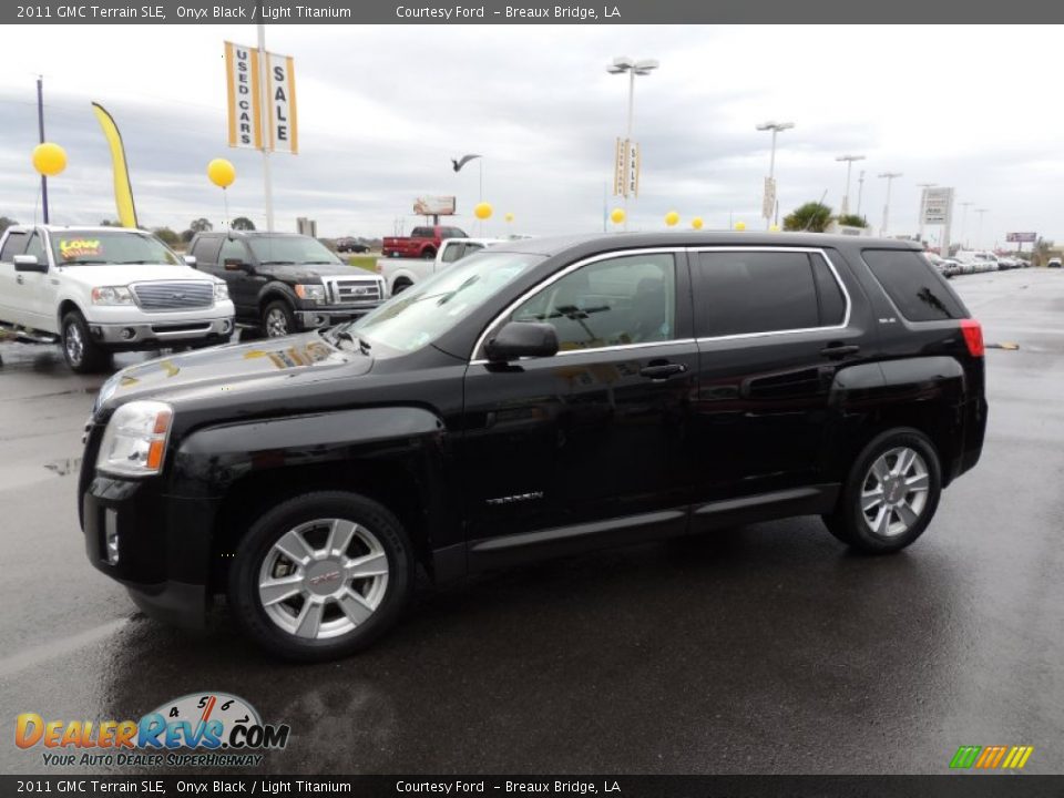2011 GMC Terrain SLE Onyx Black / Light Titanium Photo #5