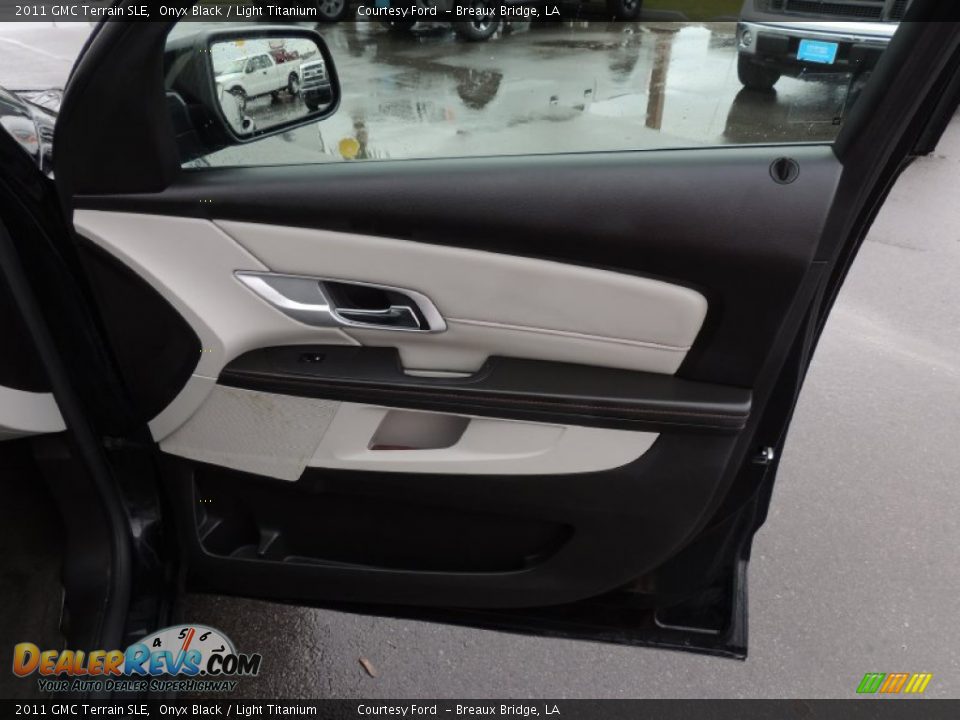 2011 GMC Terrain SLE Onyx Black / Light Titanium Photo #7