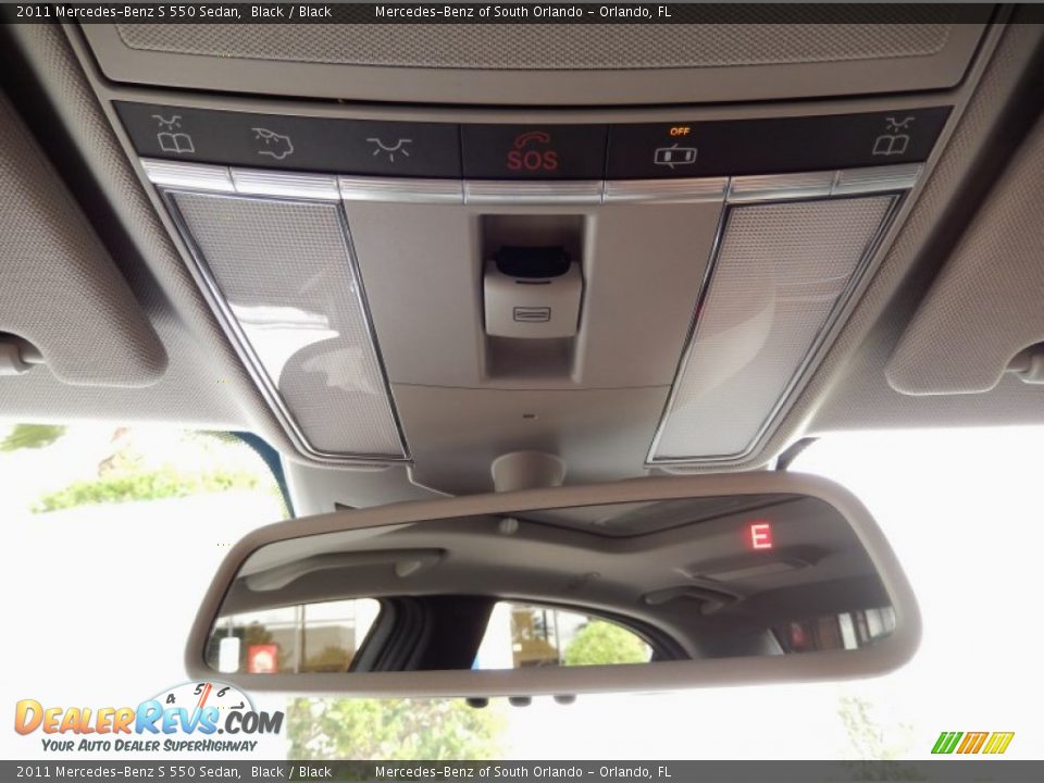 2011 Mercedes-Benz S 550 Sedan Black / Black Photo #26
