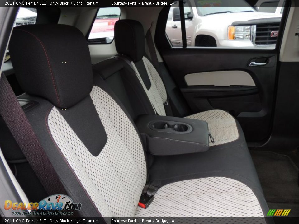 2011 GMC Terrain SLE Onyx Black / Light Titanium Photo #8