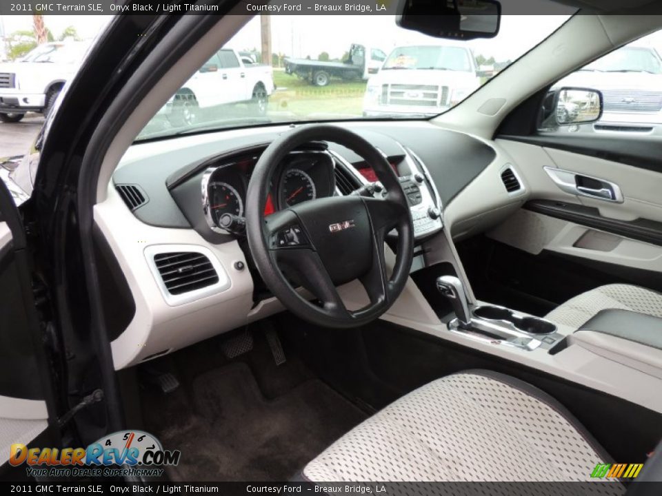 2011 GMC Terrain SLE Onyx Black / Light Titanium Photo #12