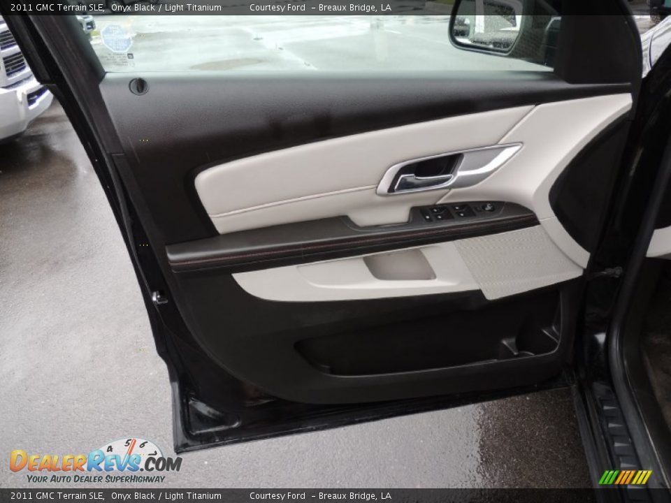 2011 GMC Terrain SLE Onyx Black / Light Titanium Photo #13