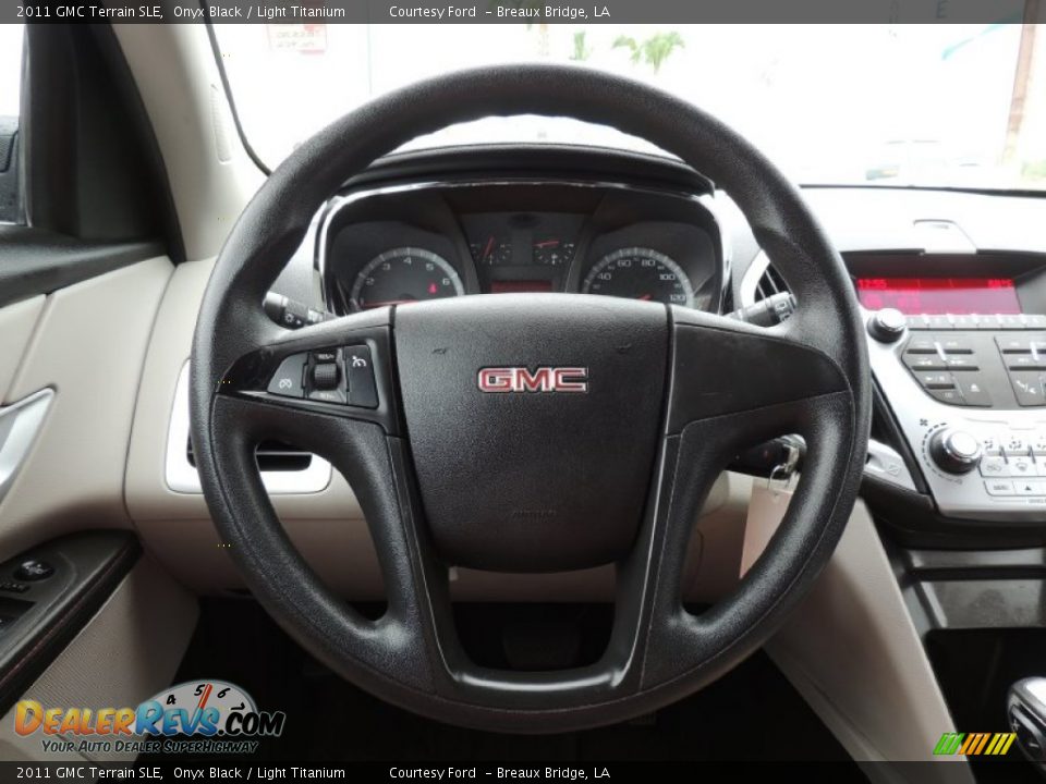 2011 GMC Terrain SLE Onyx Black / Light Titanium Photo #14