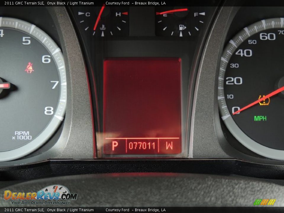 2011 GMC Terrain SLE Onyx Black / Light Titanium Photo #16