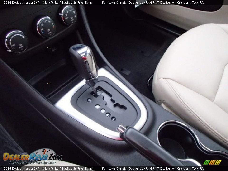 2014 Dodge Avenger SXT Bright White / Black/Light Frost Beige Photo #18