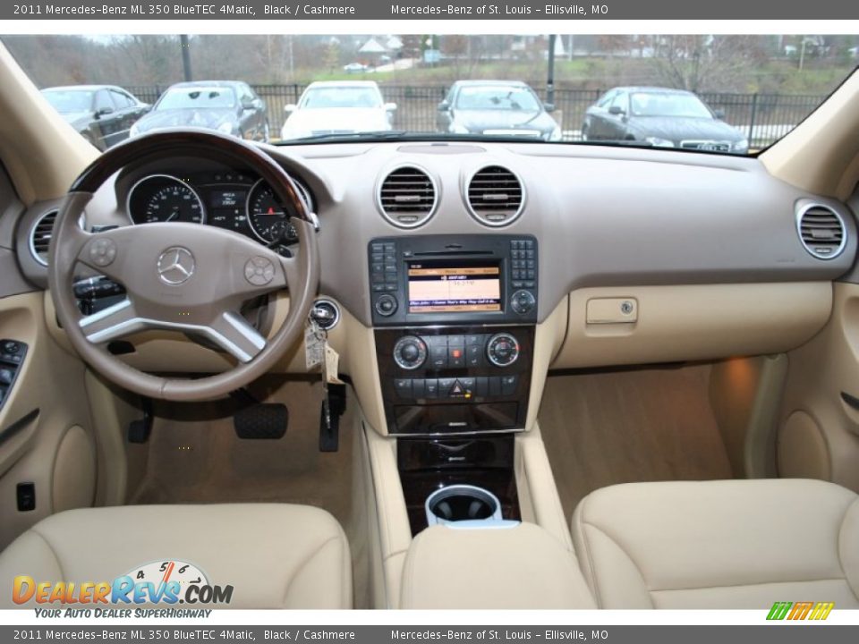 2011 Mercedes-Benz ML 350 BlueTEC 4Matic Black / Cashmere Photo #4