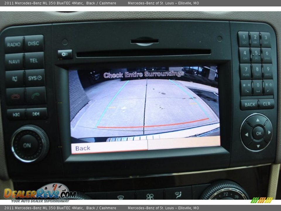 2011 Mercedes-Benz ML 350 BlueTEC 4Matic Black / Cashmere Photo #23