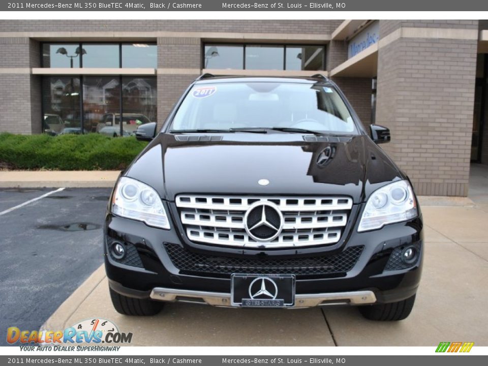 2011 Mercedes-Benz ML 350 BlueTEC 4Matic Black / Cashmere Photo #27