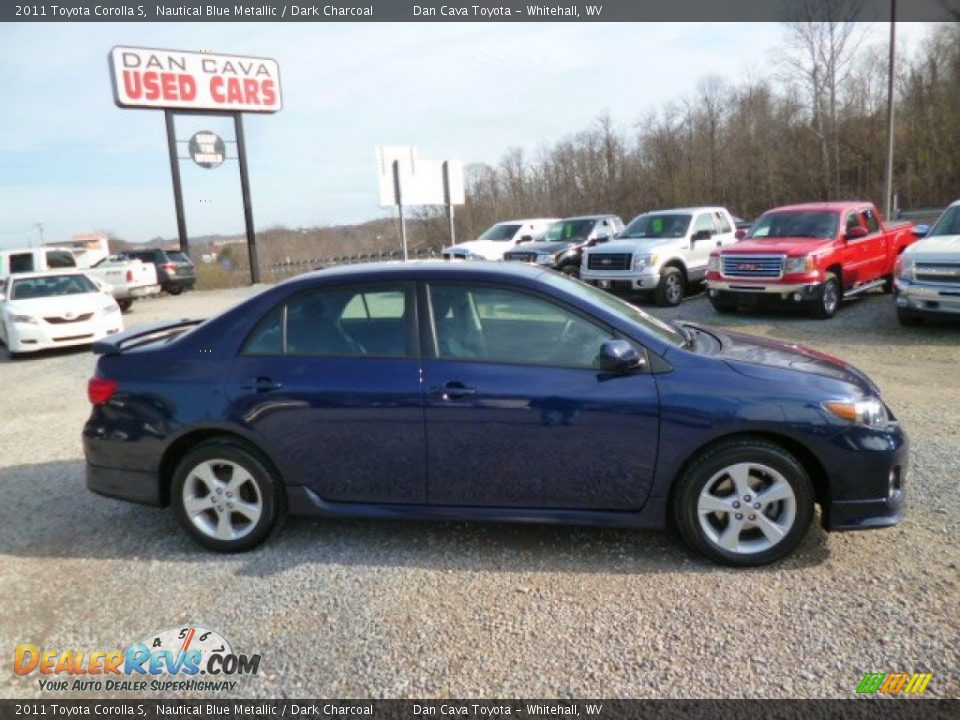 2011 Toyota Corolla S Nautical Blue Metallic / Dark Charcoal Photo #6
