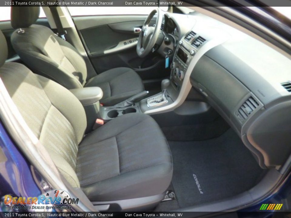 2011 Toyota Corolla S Nautical Blue Metallic / Dark Charcoal Photo #8