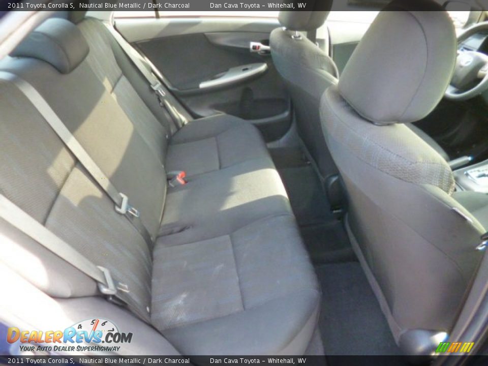 2011 Toyota Corolla S Nautical Blue Metallic / Dark Charcoal Photo #10