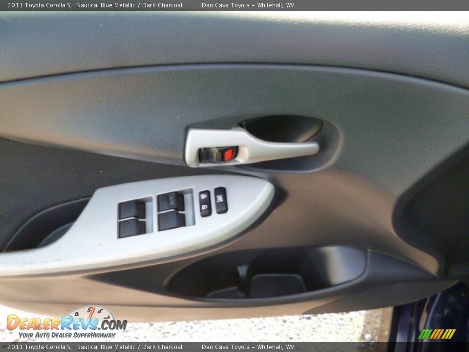 2011 Toyota Corolla S Nautical Blue Metallic / Dark Charcoal Photo #13
