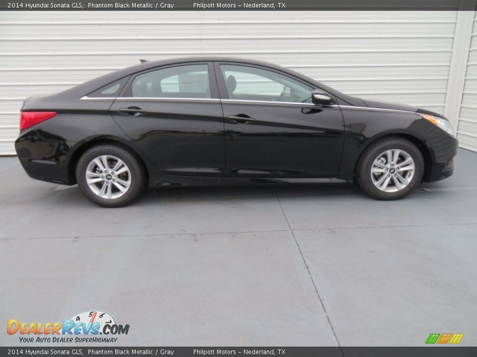2014 Hyundai Sonata GLS Phantom Black Metallic / Gray Photo #3