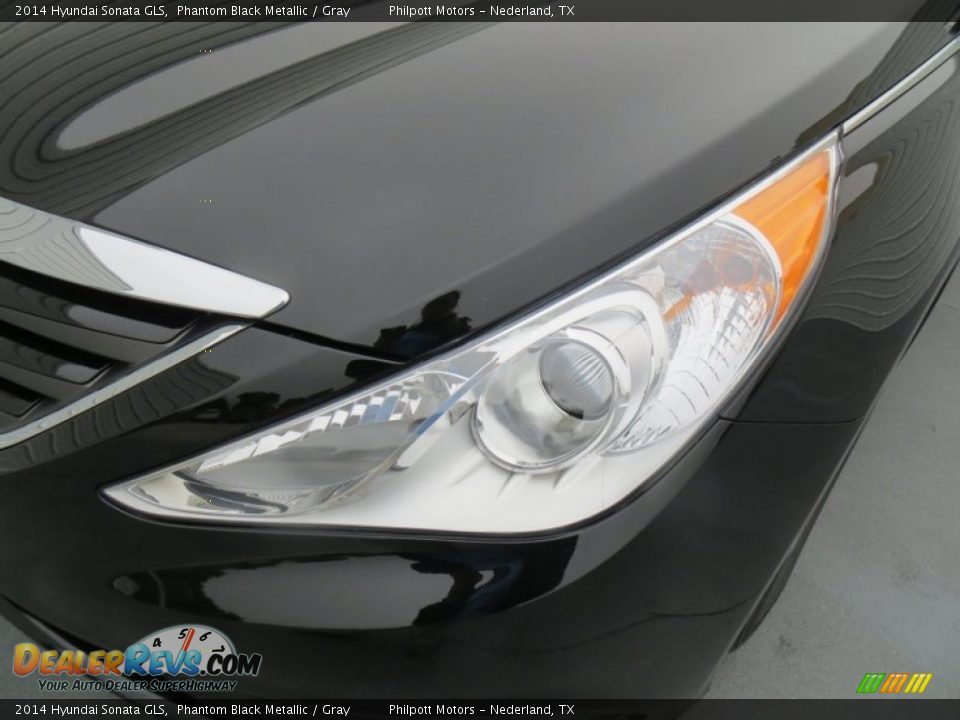 2014 Hyundai Sonata GLS Phantom Black Metallic / Gray Photo #9
