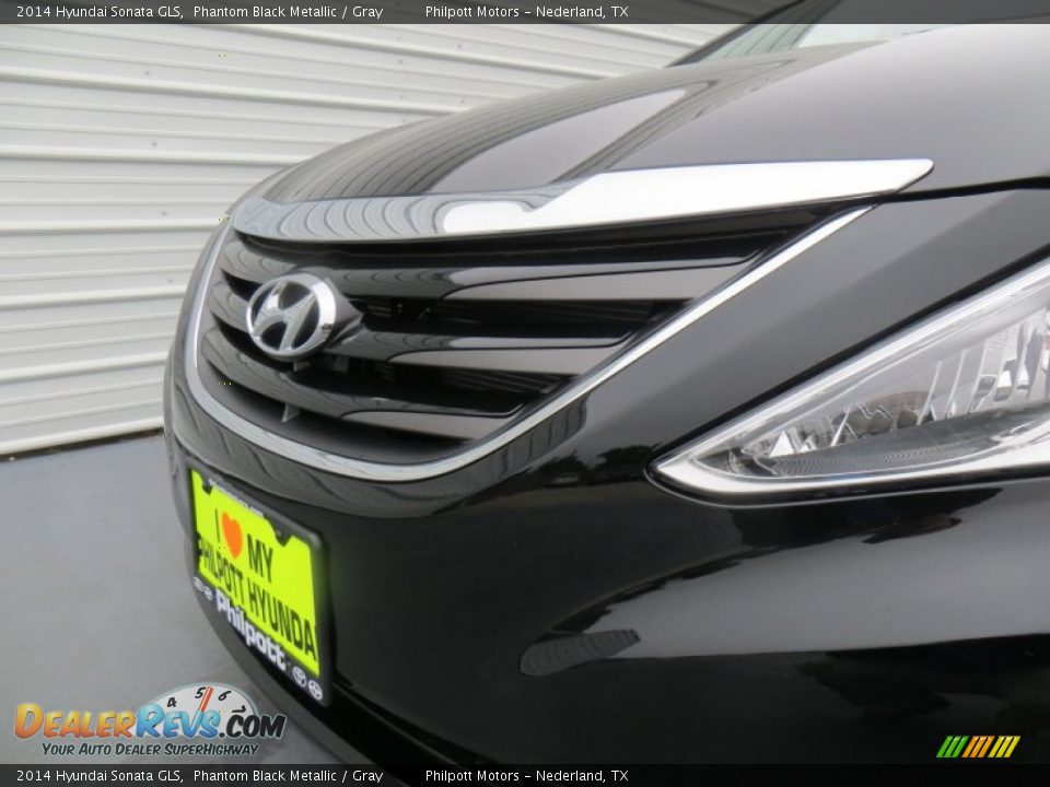 2014 Hyundai Sonata GLS Phantom Black Metallic / Gray Photo #10