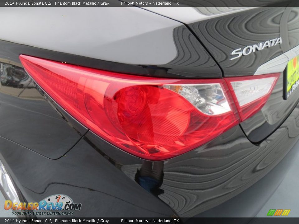 2014 Hyundai Sonata GLS Phantom Black Metallic / Gray Photo #11