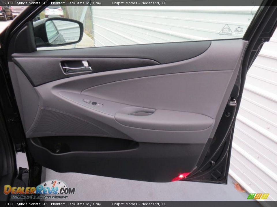 2014 Hyundai Sonata GLS Phantom Black Metallic / Gray Photo #13