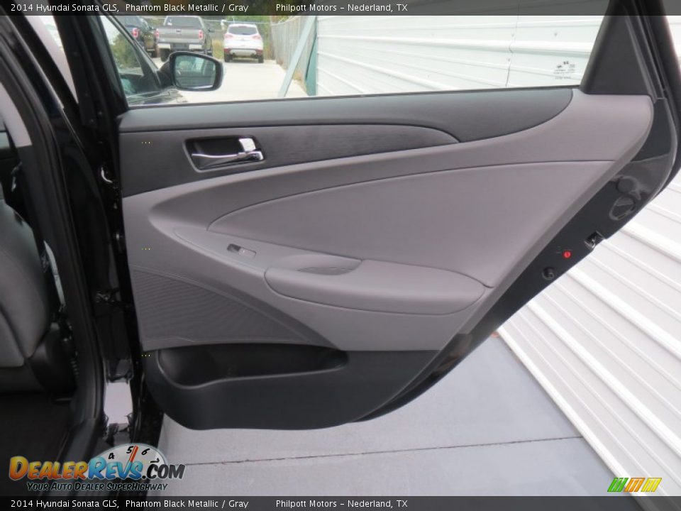 2014 Hyundai Sonata GLS Phantom Black Metallic / Gray Photo #16