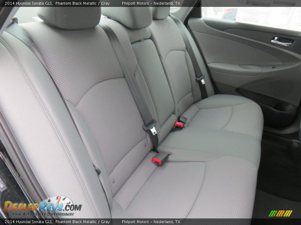 2014 Hyundai Sonata GLS Phantom Black Metallic / Gray Photo #17