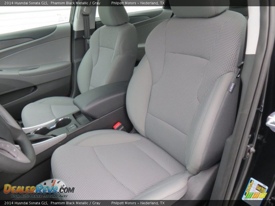 2014 Hyundai Sonata GLS Phantom Black Metallic / Gray Photo #20
