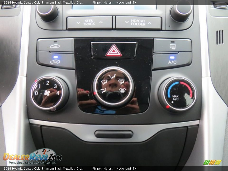 2014 Hyundai Sonata GLS Phantom Black Metallic / Gray Photo #24