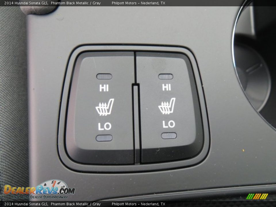 2014 Hyundai Sonata GLS Phantom Black Metallic / Gray Photo #25