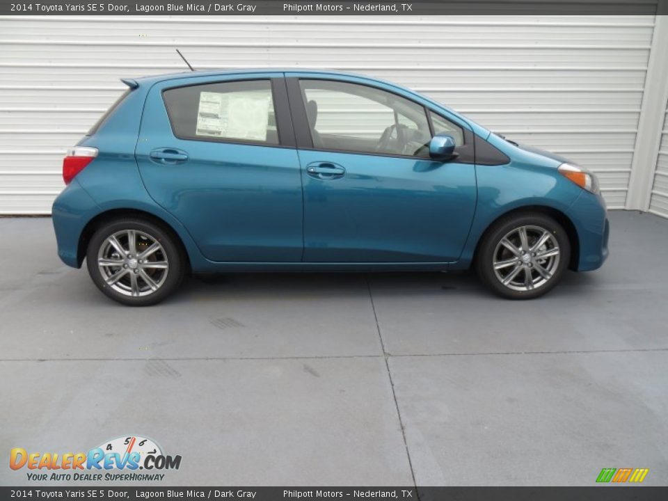Lagoon Blue Mica 2014 Toyota Yaris SE 5 Door Photo #3