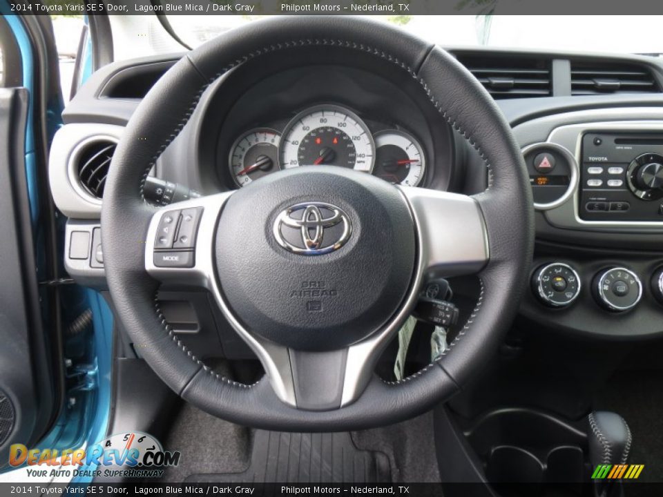 2014 Toyota Yaris SE 5 Door Steering Wheel Photo #31