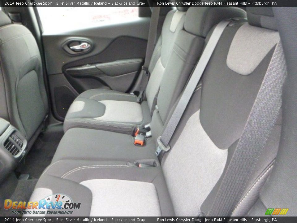 2014 Jeep Cherokee Sport Billet Silver Metallic / Iceland - Black/Iceland Gray Photo #11