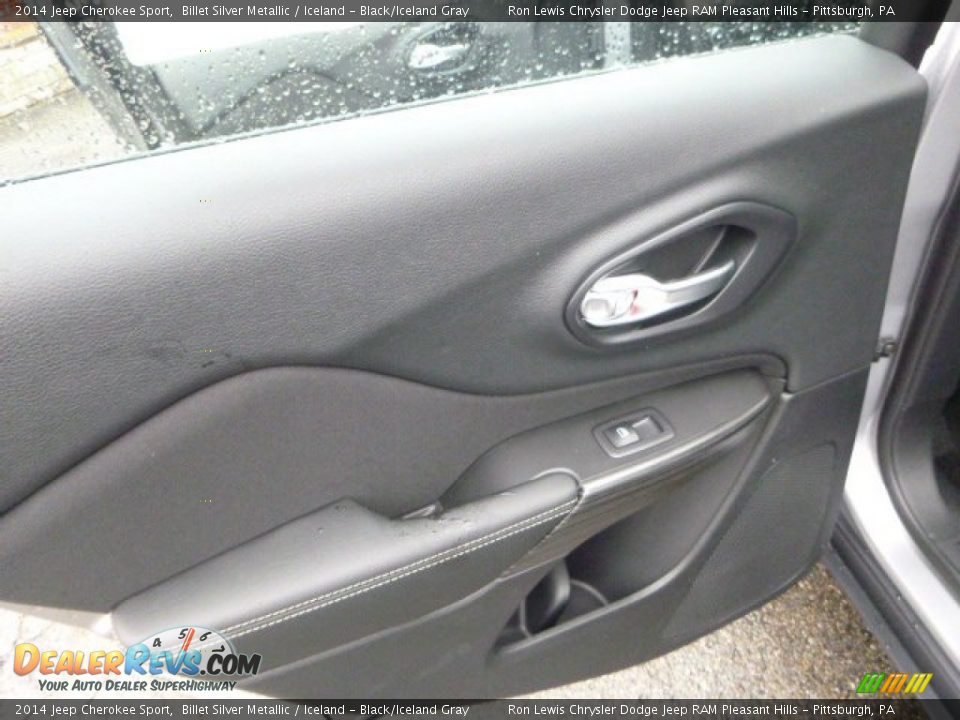 2014 Jeep Cherokee Sport Billet Silver Metallic / Iceland - Black/Iceland Gray Photo #14