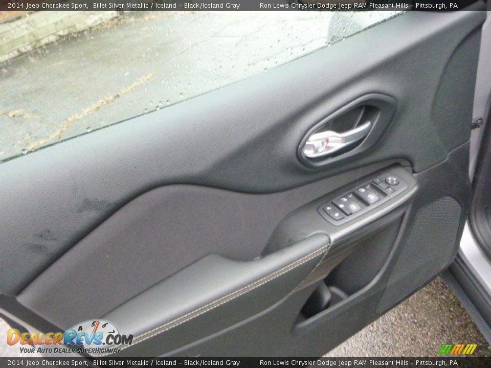 2014 Jeep Cherokee Sport Billet Silver Metallic / Iceland - Black/Iceland Gray Photo #15