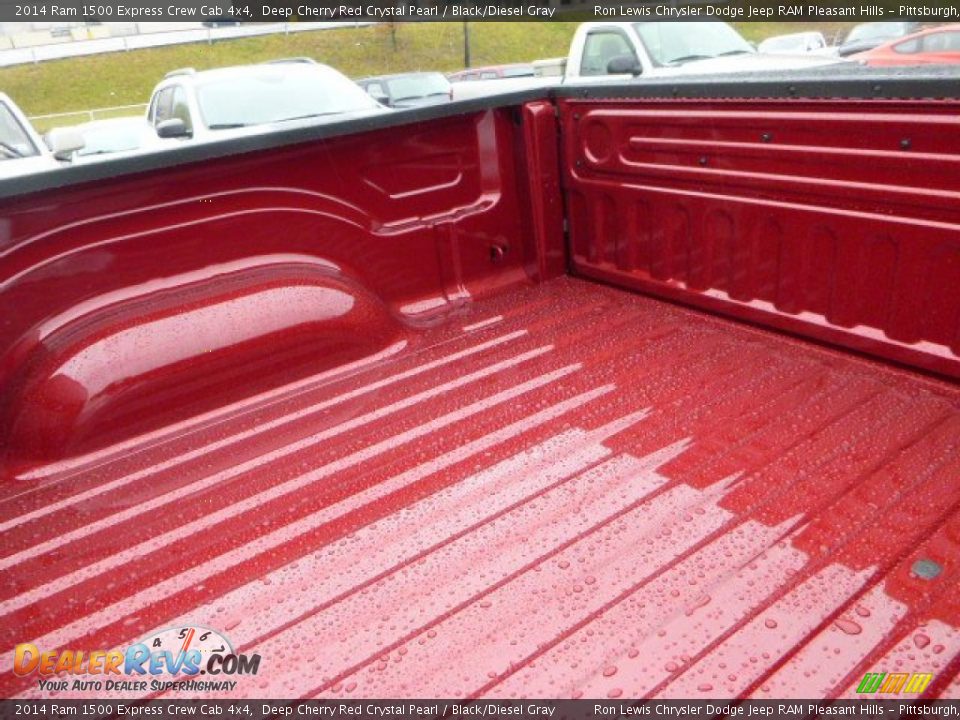 2014 Ram 1500 Express Crew Cab 4x4 Deep Cherry Red Crystal Pearl / Black/Diesel Gray Photo #13