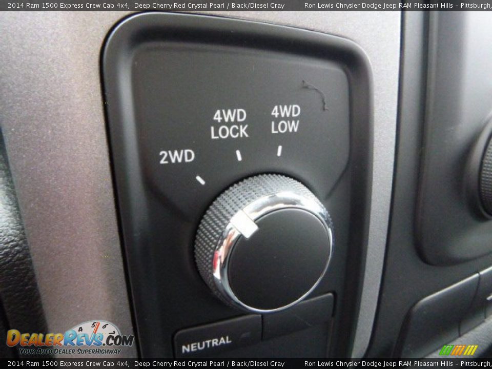 2014 Ram 1500 Express Crew Cab 4x4 Deep Cherry Red Crystal Pearl / Black/Diesel Gray Photo #17