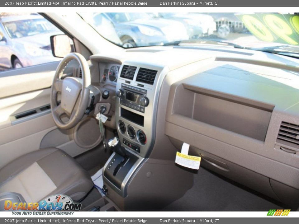 2007 Jeep Patriot Limited 4x4 Inferno Red Crystal Pearl / Pastel Pebble Beige Photo #10