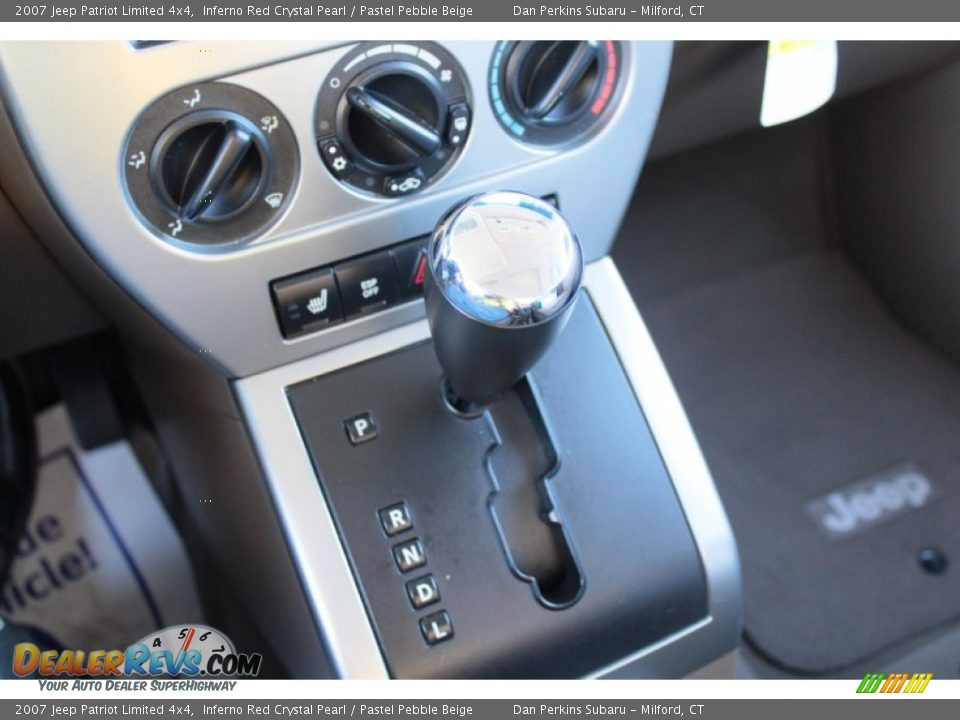 2007 Jeep Patriot Limited 4x4 Inferno Red Crystal Pearl / Pastel Pebble Beige Photo #13