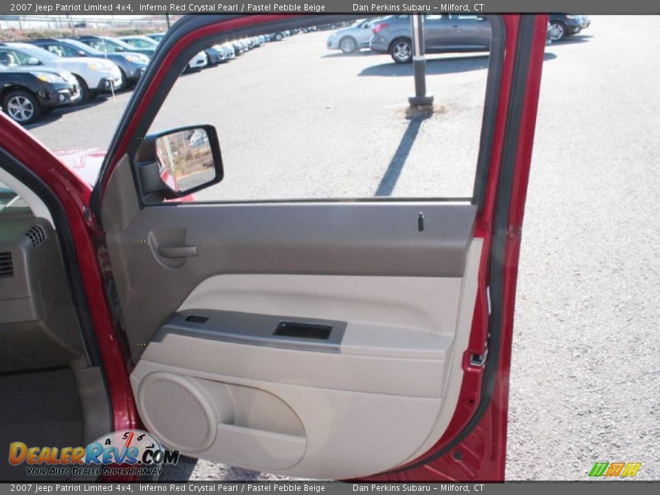 2007 Jeep Patriot Limited 4x4 Inferno Red Crystal Pearl / Pastel Pebble Beige Photo #17
