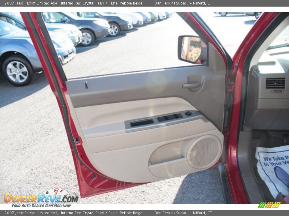 2007 Jeep Patriot Limited 4x4 Inferno Red Crystal Pearl / Pastel Pebble Beige Photo #19