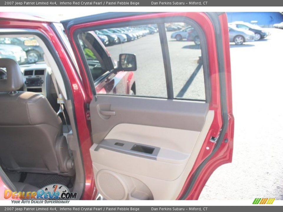 2007 Jeep Patriot Limited 4x4 Inferno Red Crystal Pearl / Pastel Pebble Beige Photo #20