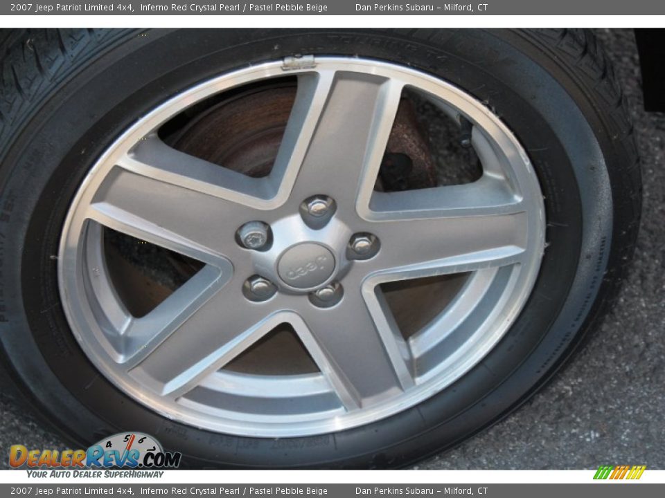 2007 Jeep Patriot Limited 4x4 Inferno Red Crystal Pearl / Pastel Pebble Beige Photo #21