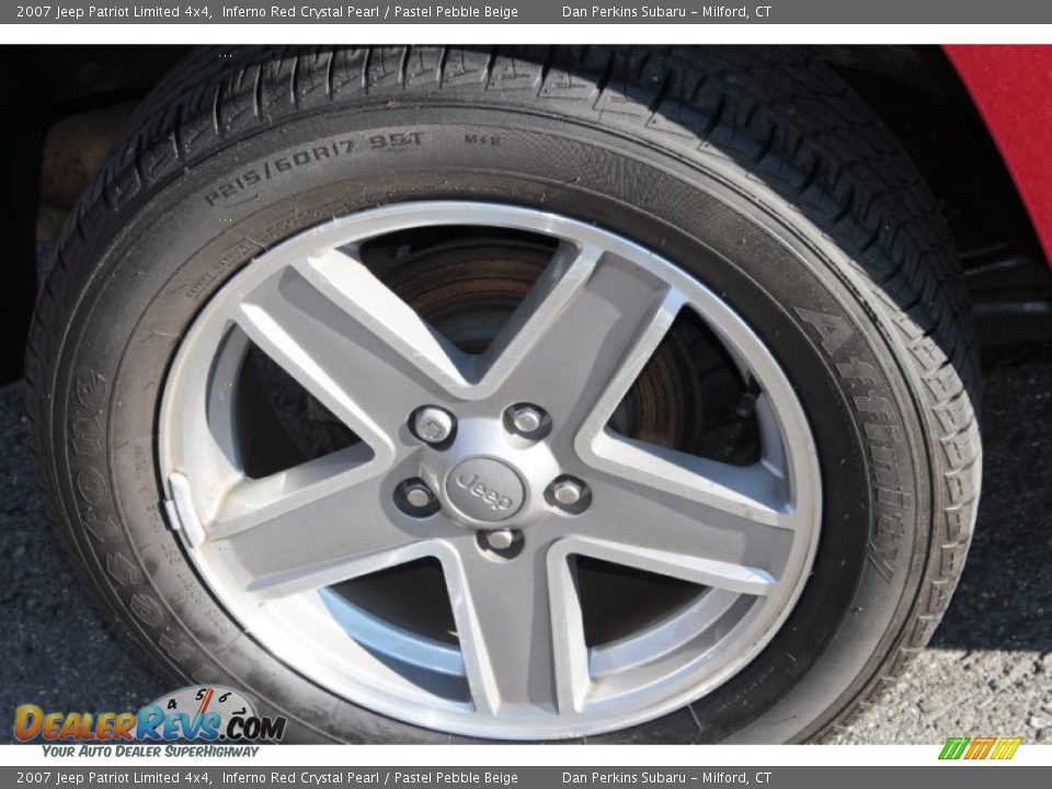 2007 Jeep Patriot Limited 4x4 Inferno Red Crystal Pearl / Pastel Pebble Beige Photo #22