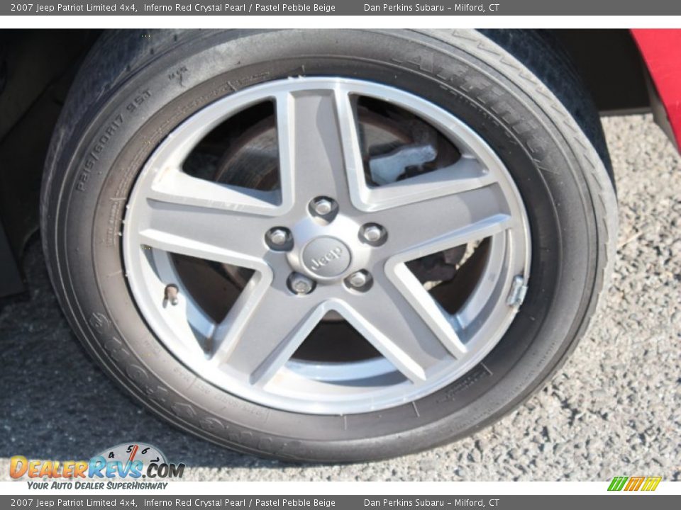 2007 Jeep Patriot Limited 4x4 Inferno Red Crystal Pearl / Pastel Pebble Beige Photo #23