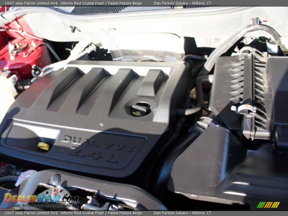 2007 Jeep Patriot Limited 4x4 Inferno Red Crystal Pearl / Pastel Pebble Beige Photo #25