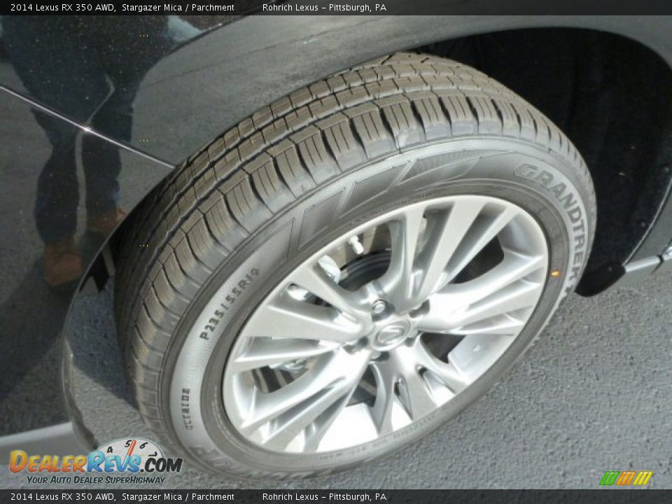 2014 Lexus RX 350 AWD Stargazer Mica / Parchment Photo #8