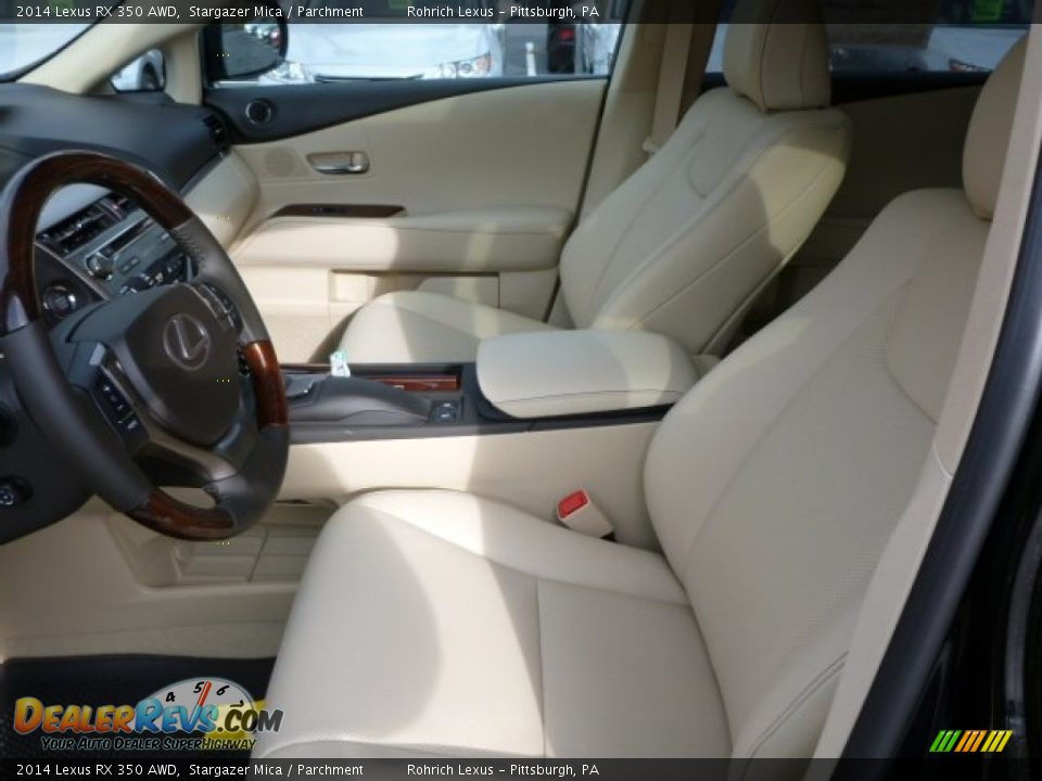 Parchment Interior - 2014 Lexus RX 350 AWD Photo #9