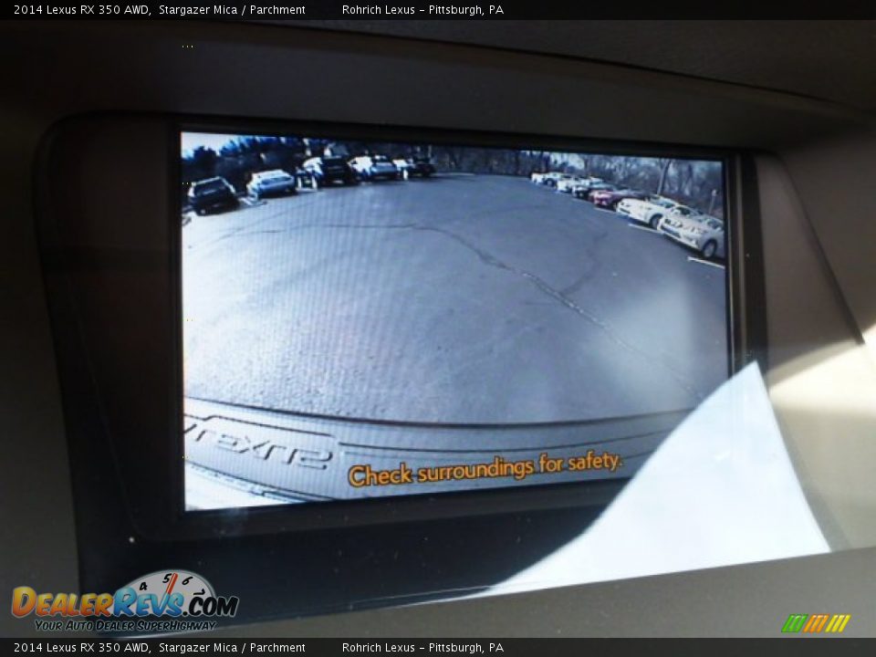2014 Lexus RX 350 AWD Stargazer Mica / Parchment Photo #18