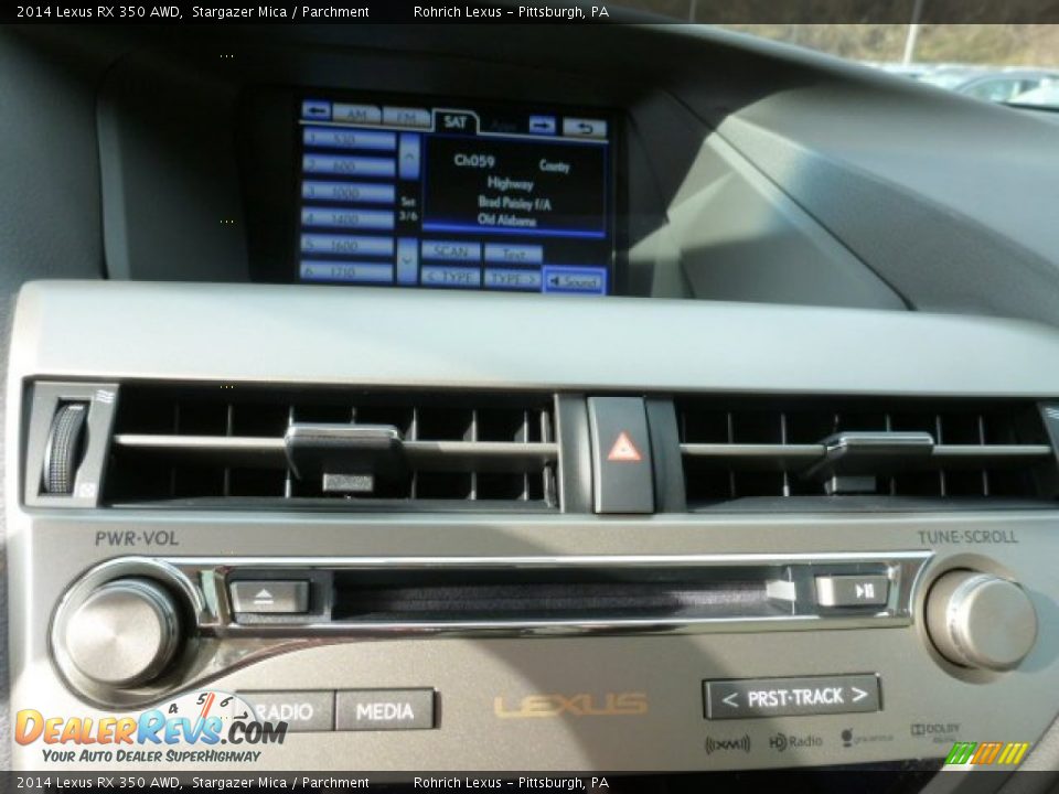 2014 Lexus RX 350 AWD Stargazer Mica / Parchment Photo #19