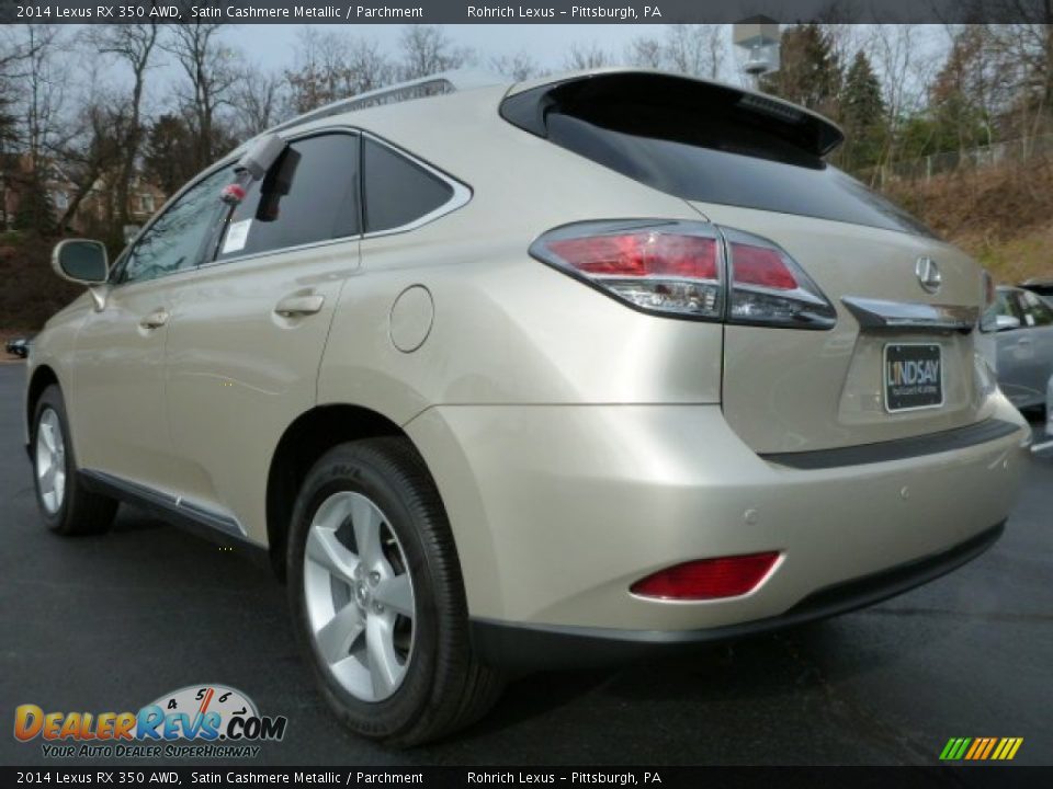2014 Lexus RX 350 AWD Satin Cashmere Metallic / Parchment Photo #2