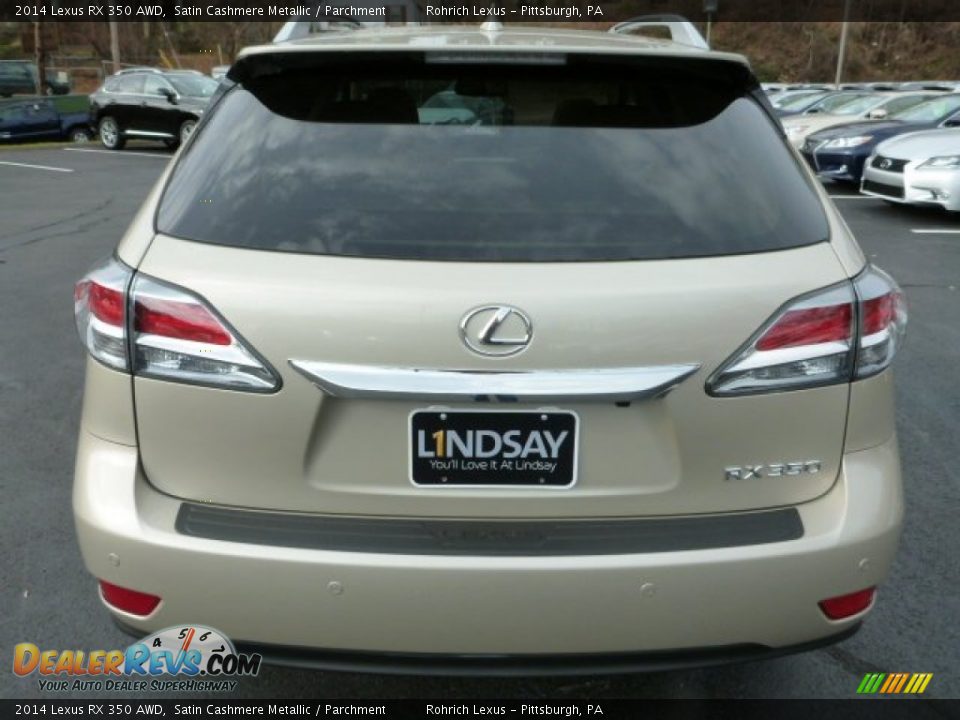 2014 Lexus RX 350 AWD Satin Cashmere Metallic / Parchment Photo #3