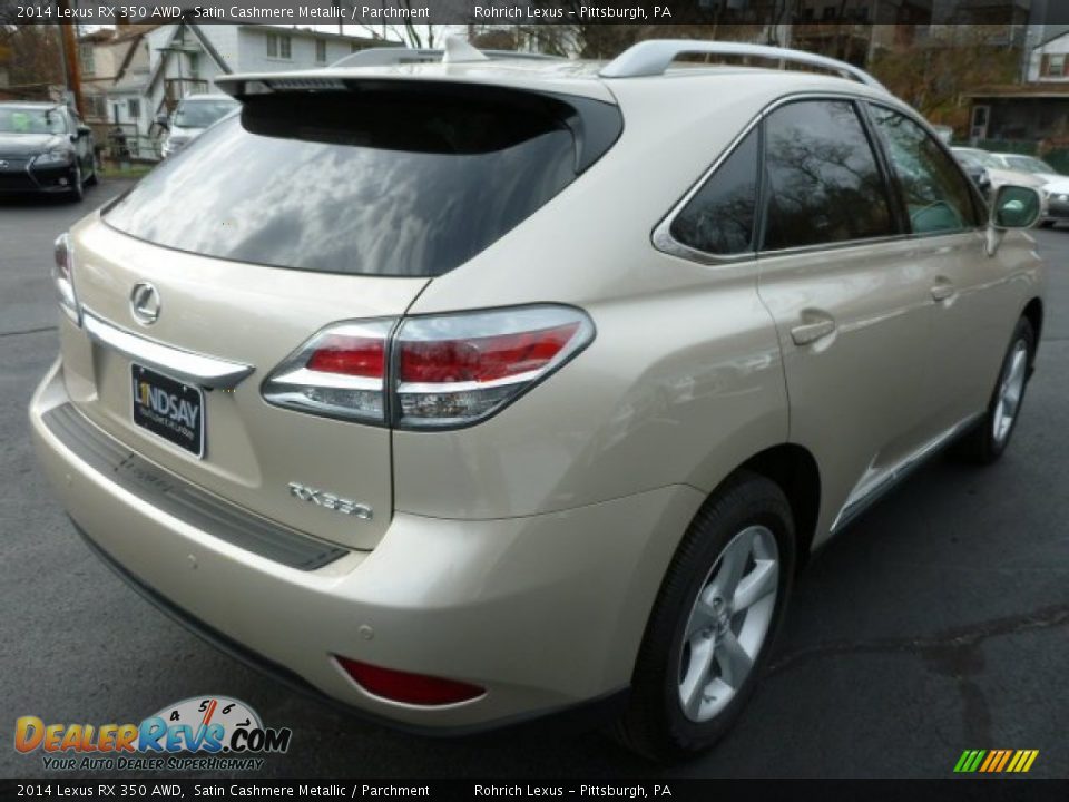 2014 Lexus RX 350 AWD Satin Cashmere Metallic / Parchment Photo #4