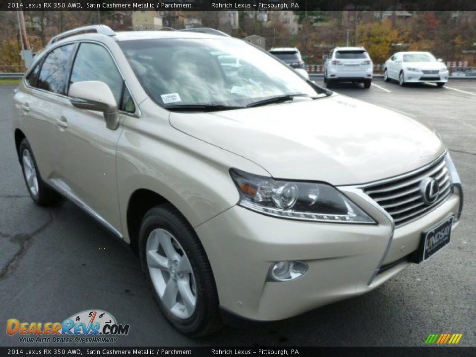 2014 Lexus RX 350 AWD Satin Cashmere Metallic / Parchment Photo #5
